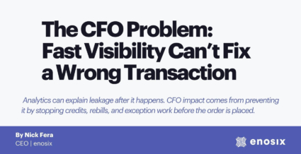 The CFO Problem: Fast visibility can't fix a wrong transaction
