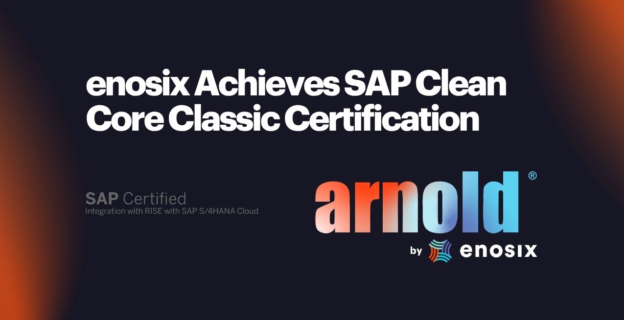 enosix achieves SAP Clean Core certification