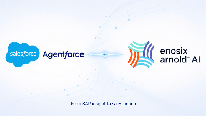 Salesforce Agentforce Meets Live SAP Data | arnold™ AI by enosix Demo