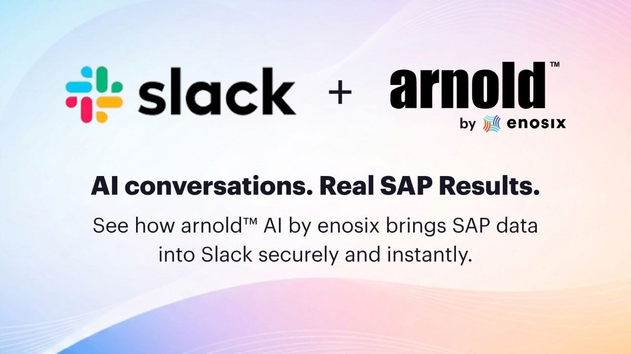 arnold™ AI by enosix + Slack demo